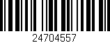 Código de barras (EAN, GTIN, SKU, ISBN): '24704557'
