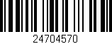 Código de barras (EAN, GTIN, SKU, ISBN): '24704570'
