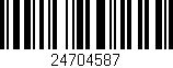 Código de barras (EAN, GTIN, SKU, ISBN): '24704587'
