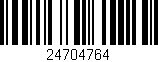 Código de barras (EAN, GTIN, SKU, ISBN): '24704764'