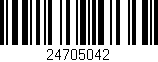 Código de barras (EAN, GTIN, SKU, ISBN): '24705042'