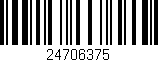 Código de barras (EAN, GTIN, SKU, ISBN): '24706375'