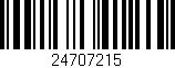 Código de barras (EAN, GTIN, SKU, ISBN): '24707215'