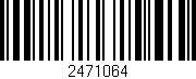 Código de barras (EAN, GTIN, SKU, ISBN): '2471064'
