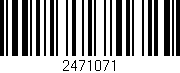 Código de barras (EAN, GTIN, SKU, ISBN): '2471071'