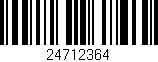 Código de barras (EAN, GTIN, SKU, ISBN): '24712364'