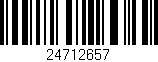 Código de barras (EAN, GTIN, SKU, ISBN): '24712657'
