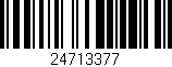 Código de barras (EAN, GTIN, SKU, ISBN): '24713377'