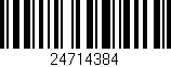 Código de barras (EAN, GTIN, SKU, ISBN): '24714384'