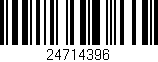 Código de barras (EAN, GTIN, SKU, ISBN): '24714396'