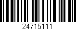 Código de barras (EAN, GTIN, SKU, ISBN): '24715111'