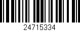 Código de barras (EAN, GTIN, SKU, ISBN): '24715334'