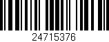 Código de barras (EAN, GTIN, SKU, ISBN): '24715376'