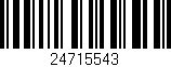 Código de barras (EAN, GTIN, SKU, ISBN): '24715543'