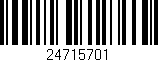 Código de barras (EAN, GTIN, SKU, ISBN): '24715701'