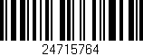Código de barras (EAN, GTIN, SKU, ISBN): '24715764'