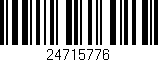 Código de barras (EAN, GTIN, SKU, ISBN): '24715776'