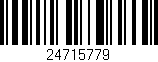Código de barras (EAN, GTIN, SKU, ISBN): '24715779'