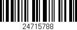 Código de barras (EAN, GTIN, SKU, ISBN): '24715788'