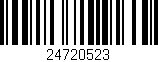 Código de barras (EAN, GTIN, SKU, ISBN): '24720523'
