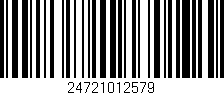 Código de barras (EAN, GTIN, SKU, ISBN): '24721012579'