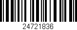 Código de barras (EAN, GTIN, SKU, ISBN): '24721836'