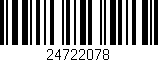 Código de barras (EAN, GTIN, SKU, ISBN): '24722078'