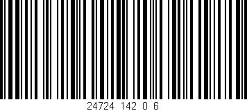 Código de barras (EAN, GTIN, SKU, ISBN): '24724_142_0_6'