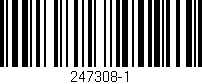 Código de barras (EAN, GTIN, SKU, ISBN): '247308-1'