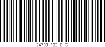 Código de barras (EAN, GTIN, SKU, ISBN): '24730_182_0_G'