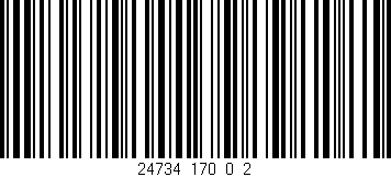 Código de barras (EAN, GTIN, SKU, ISBN): '24734_170_0_2'