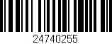 Código de barras (EAN, GTIN, SKU, ISBN): '24740255'