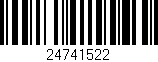 Código de barras (EAN, GTIN, SKU, ISBN): '24741522'