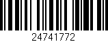 Código de barras (EAN, GTIN, SKU, ISBN): '24741772'