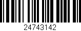 Código de barras (EAN, GTIN, SKU, ISBN): '24743142'