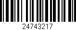 Código de barras (EAN, GTIN, SKU, ISBN): '24743217'