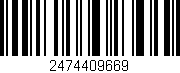 Código de barras (EAN, GTIN, SKU, ISBN): '2474409669'