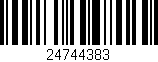 Código de barras (EAN, GTIN, SKU, ISBN): '24744383'
