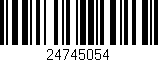 Código de barras (EAN, GTIN, SKU, ISBN): '24745054'