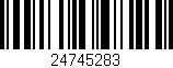 Código de barras (EAN, GTIN, SKU, ISBN): '24745283'