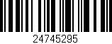 Código de barras (EAN, GTIN, SKU, ISBN): '24745295'