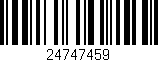 Código de barras (EAN, GTIN, SKU, ISBN): '24747459'