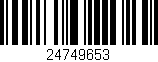 Código de barras (EAN, GTIN, SKU, ISBN): '24749653'