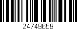 Código de barras (EAN, GTIN, SKU, ISBN): '24749659'
