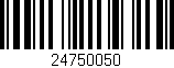 Código de barras (EAN, GTIN, SKU, ISBN): '24750050'