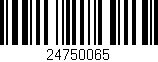 Código de barras (EAN, GTIN, SKU, ISBN): '24750065'