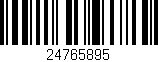 Código de barras (EAN, GTIN, SKU, ISBN): '24765895'
