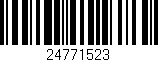 Código de barras (EAN, GTIN, SKU, ISBN): '24771523'