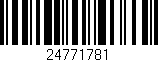 Código de barras (EAN, GTIN, SKU, ISBN): '24771781'