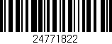 Código de barras (EAN, GTIN, SKU, ISBN): '24771822'
